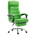 Silla de oficina de PU verde claro